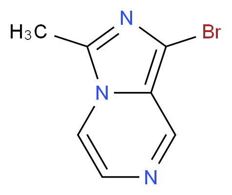 1-bromo-3-methylimidazo[1,5-a]pyrazine_分子结构_CAS_56481-29-9