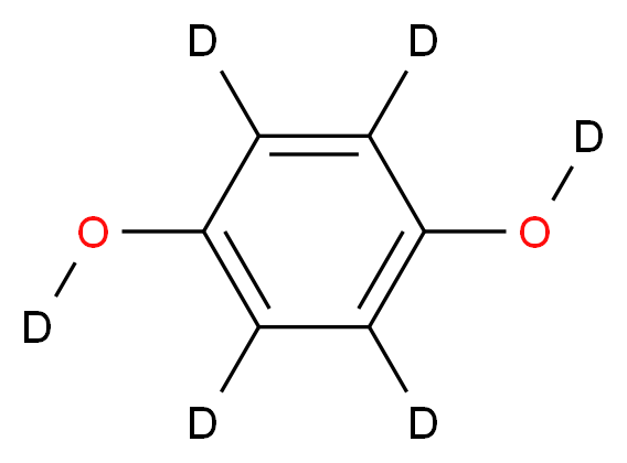 bis[(<sup>2</sup>H)oxy](<sup>2</sup>H<sub>4</sub>)benzene_分子结构_CAS_71589-26-9