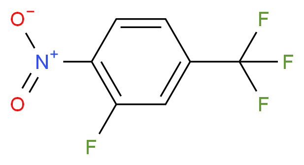 3-Fluoro-4-nitrobenzotrifluoride 98%_分子结构_CAS_402-12-0)