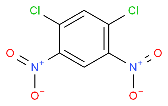 1,5-dichloro-2,4-dinitrobenzene_分子结构_CAS_3698-83-7