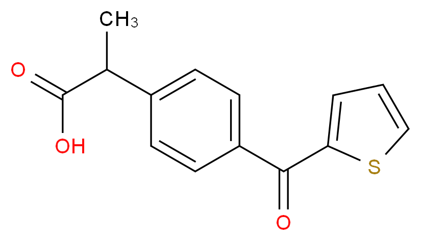 Suprofen (Profenal)_分子结构_CAS_40828-46-4)