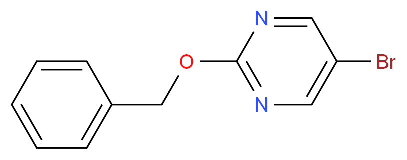 2-(benzyloxy)-5-bromopyrimidine_分子结构_CAS_742058-39-5