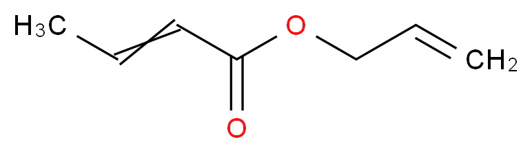 2-丁烯酸烯丙酯_分子结构_CAS_20474-93-5)