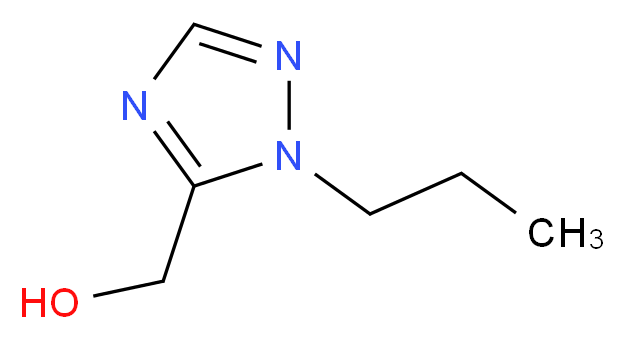 (2-PROPYL-2H-[1,2,4]TRIAZOL-3-YL)-METHANOL_分子结构_CAS_202931-85-9)