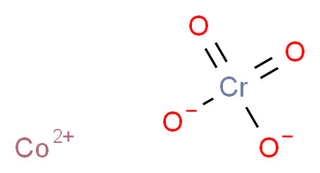 cobalt(2+) ion dioxochromiumbis(olate)_分子结构_CAS_13455-25-9