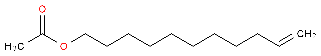 undec-10-en-1-yl acetate_分子结构_CAS_112-19-6