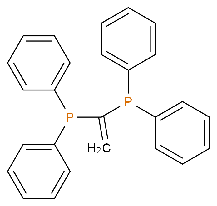 [1-(diphenylphosphanyl)ethenyl]diphenylphosphane_分子结构_CAS_84494-89-3