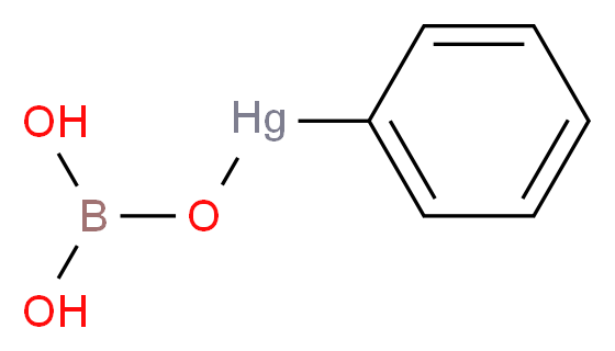 Phenylmercuric borate_分子结构_CAS_102-98-7)