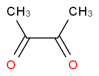 Dimethylglyoxal_分子结构_CAS_431-03-8)