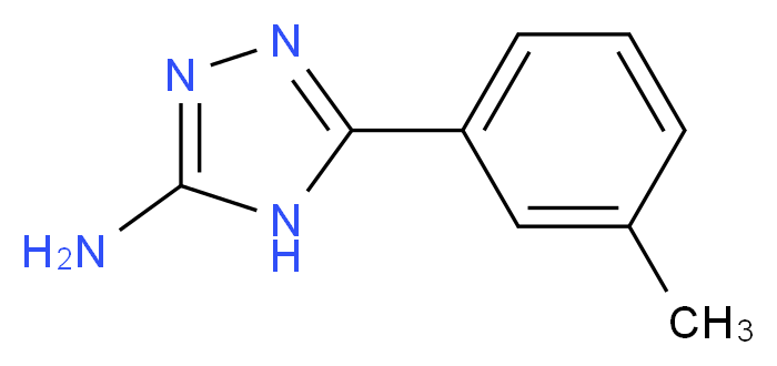 5-(3-methylphenyl)-4H-1,2,4-triazol-3-amine_分子结构_CAS_59301-24-5
