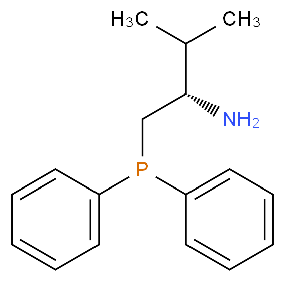 (S)-2-Amino-1-diphenylphosphino-3-methylbutane_分子结构_CAS_146476-37-1)