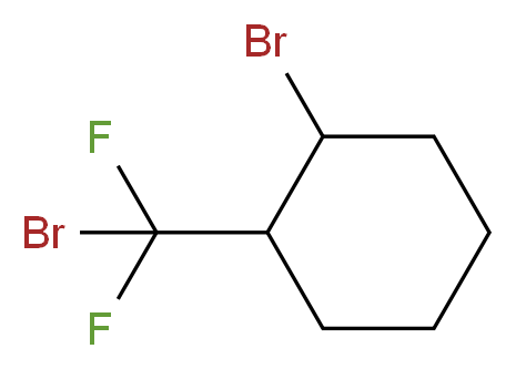 1-Bromo-2-(bromodifluoromethyl)-cyclohexane_分子结构_CAS_14737-09-8)