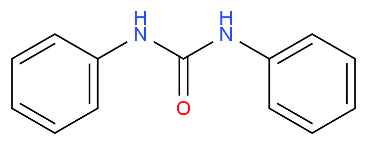 N,N'-二苯基脲_分子结构_CAS_102-07-8)