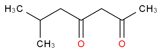 6-methylheptane-2,4-dione_分子结构_CAS_3002-23-1