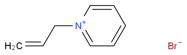 1-烯丙基溴化吡啶_分子结构_CAS_10129-44-9)