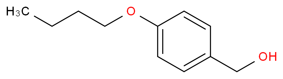 (4-butoxyphenyl)methanol_分子结构_CAS_6214-45-5