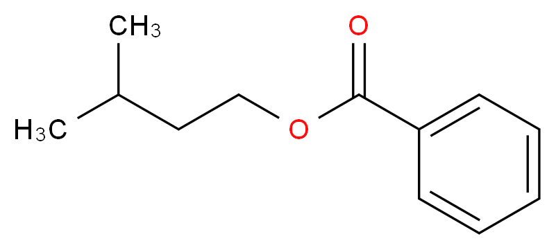 3-methylbutyl benzoate_分子结构_CAS_94-46-2