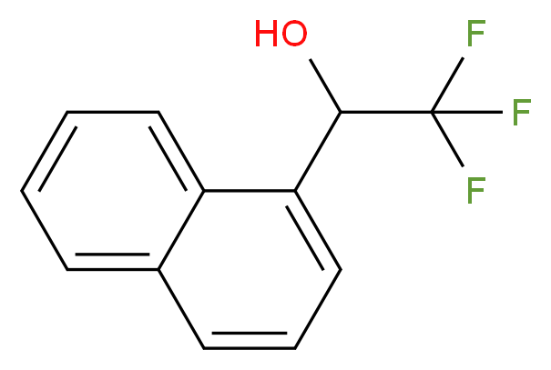 2,2,2-Trifluoro-1-(naphthalen-1-yl)ethanol_分子结构_CAS_17556-44-4)