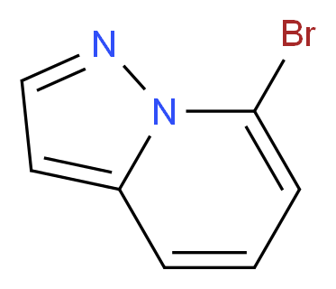 7-bromopyrazolo[1,5-a]pyridine_分子结构_CAS_885275-75-2