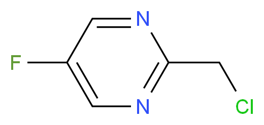 2-(chloromethyl)-5-fluoropyrimidine_分子结构_CAS_1196151-61-7