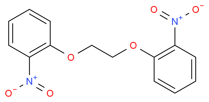 1,2-二(2-硝基苯氧基)乙烷_分子结构_CAS_51661-19-9)