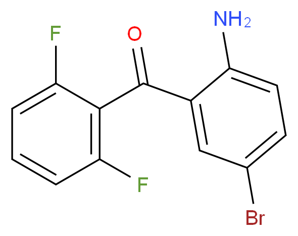 2-Amino-5-bromo-2',6'-difluoro benzophenone_分子结构_CAS_660450-79-3)