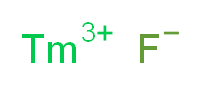 thulium(3+) ion fluoride_分子结构_CAS_13760-79-7