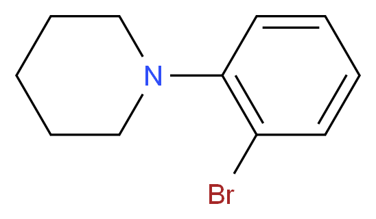 1-(2-BroMophenyl)piperidine_分子结构_CAS_156808-79-6)