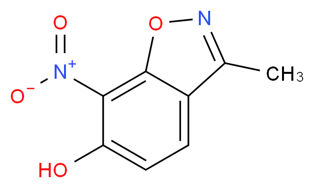 6-Hydroxy-3-methyl-7-nitro-1,2-benzisoxazole_分子结构_CAS_112429-42-2)