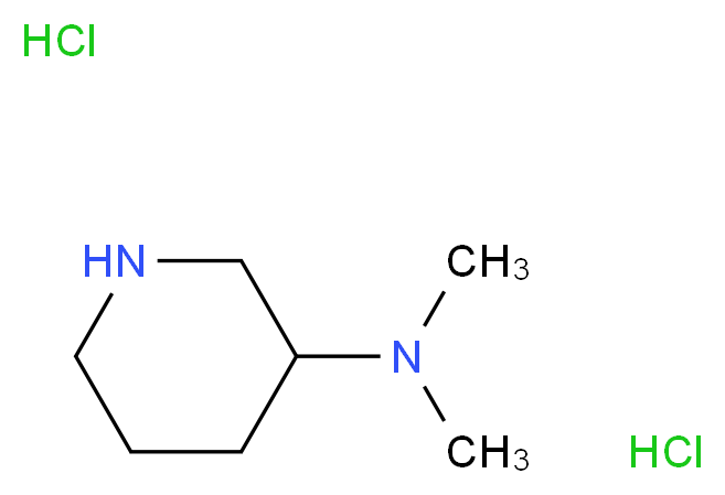 N,N-Dimethylpiperidin-3-amine dihydrochloride_分子结构_CAS_)
