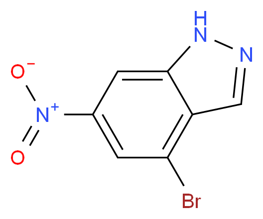 4-bromo-6-nitro-1H-indazole_分子结构_CAS_885518-54-7