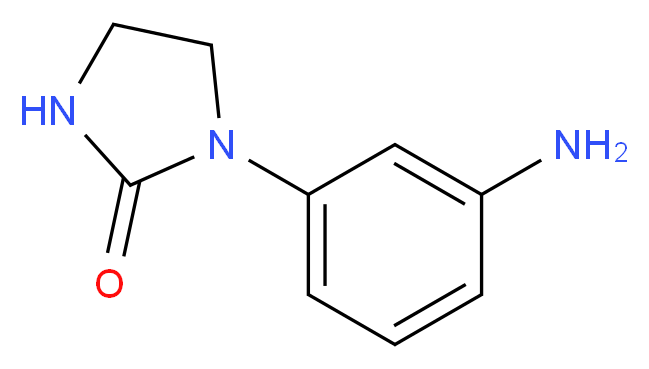 1-(3-aminophenyl)imidazolidin-2-one_分子结构_CAS_938459-14-4