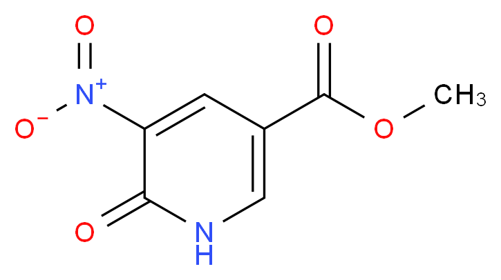 methyl 5-nitro-6-oxo-1,6-dihydropyridine-3-carboxylate_分子结构_CAS_222970-61-8