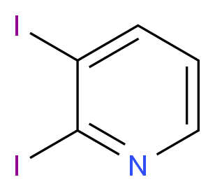 2,3-Diiodo-pyridine_分子结构_CAS_83674-70-8)