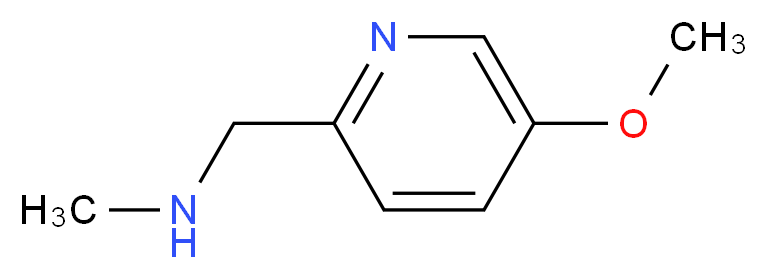 [(5-methoxypyridin-2-yl)methyl](methyl)amine_分子结构_CAS_1060801-72-0