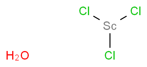 trichloroscandium hydrate_分子结构_CAS_25813-71-2