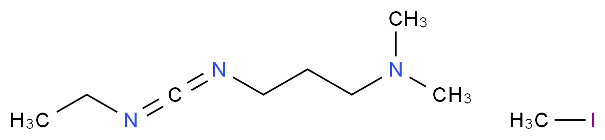 (3-{[(ethylimino)methylidene]amino}propyl)dimethylamine; iodomethane_分子结构_CAS_22572-40-3