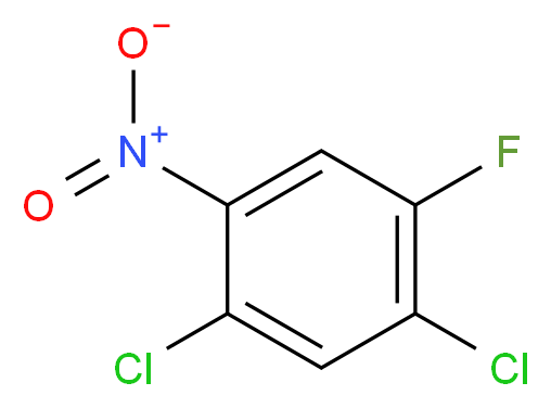 1,5-Dichloro-2-fluoro-4-nitrobenzene_分子结构_CAS_2105-59-1)