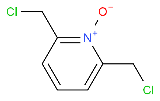 2,6-bis(chloromethyl)pyridine 1-oxide_分子结构_CAS_201160-41-0)