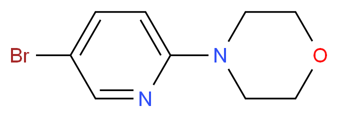 4-(5-Bromo-2-pyridinyl)morpholine_分子结构_CAS_200064-11-5)