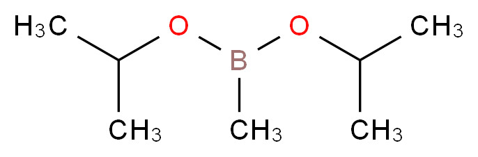 二异丙氧基甲基硼烷_分子结构_CAS_86595-27-9)