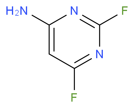 2,6-Difluoropyrimidin-4-amine_分子结构_CAS_675-12-7)