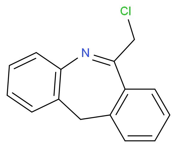 10-(chloromethyl)-9-azatricyclo[9.4.0.0<sup>3</sup>,<sup>8</sup>]pentadeca-1(11),3(8),4,6,9,12,14-heptaene_分子结构_CAS_213535-44-4