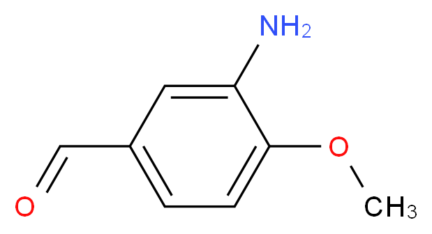 3-Amino-4-methoxybenzaldehyde_分子结构_CAS_351003-10-6)