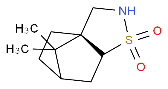 (1R)-10,10-dimethyl-4λ<sup>6</sup>-thia-3-azatricyclo[5.2.1.0<sup>1</sup>,<sup>5</sup>]decane-4,4-dione_分子结构_CAS_108448-77-7