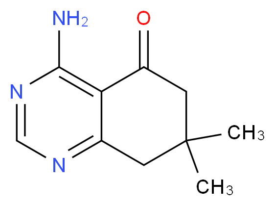 4-amino-7,7-dimethyl-7,8-dihydroquinazolin-5(6H)-one_分子结构_CAS_)