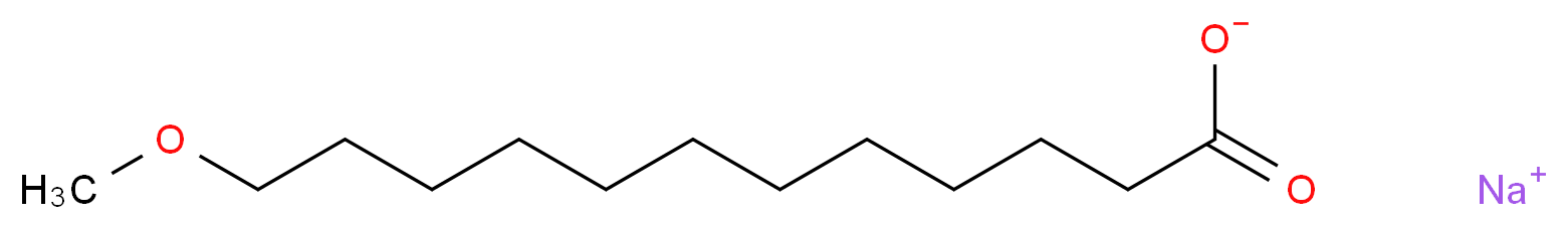 12-Methoxydodecanoic acid_分子结构_CAS_92169-28-3)