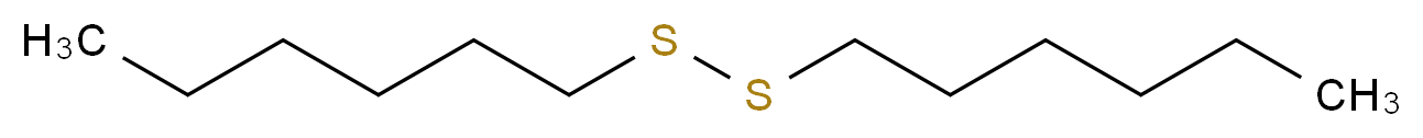 1-(hexyldisulfanyl)hexane_分子结构_CAS_10469-15-8