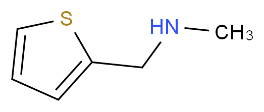N-Methyl-1-(thiophen-2-yl)methanamine_分子结构_CAS_58255-18-8)