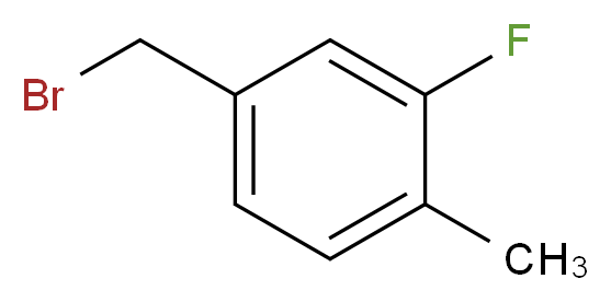 3-Fluoro-4-methylbenzyl bromide_分子结构_CAS_145075-44-1)